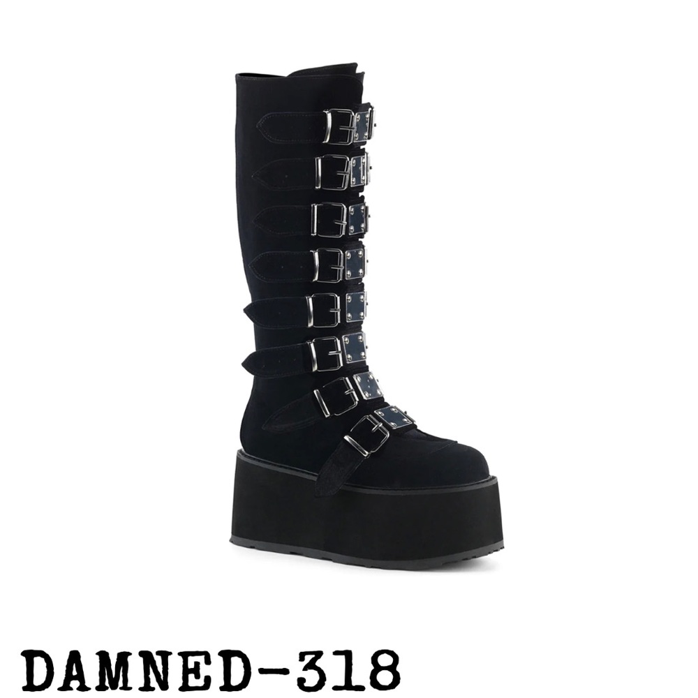 Demonia platform boots